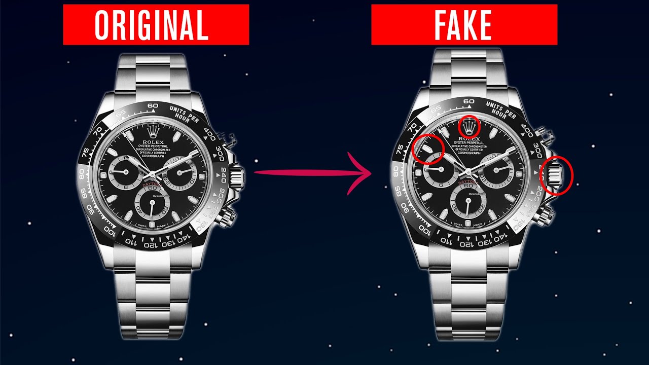 Fake Uhr und Original